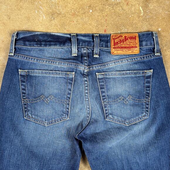 Y2K Lucky Brand Sweet N Low Women’s Jeans Size 2/26 Blue Bootcut Mid Rise‎ Denim - Picture 5 of 14